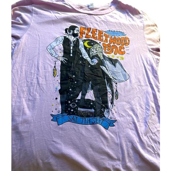 Fleetwood Mac Light Pink Rumors T-shirt, Size Medium, New without Tag - Picture 1 of 6